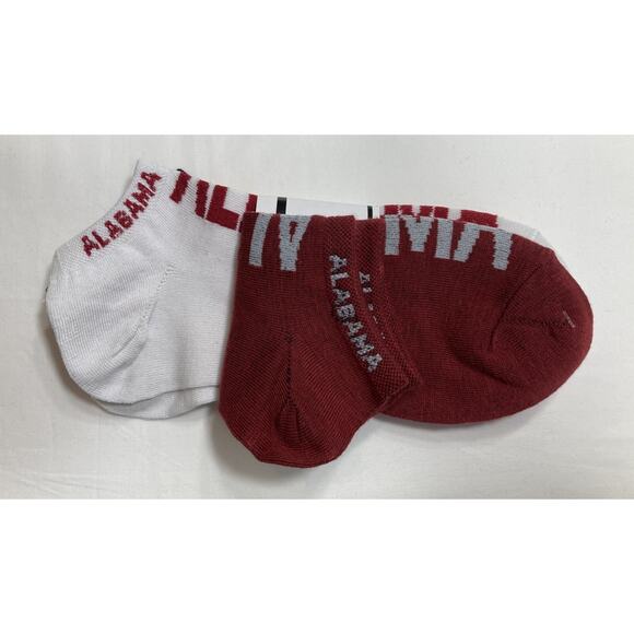 Alabama Crimson Tide Socks Ankle Women's Size: 9 to 11 2-Packs of 3, NCAA - Picture 7 of 9